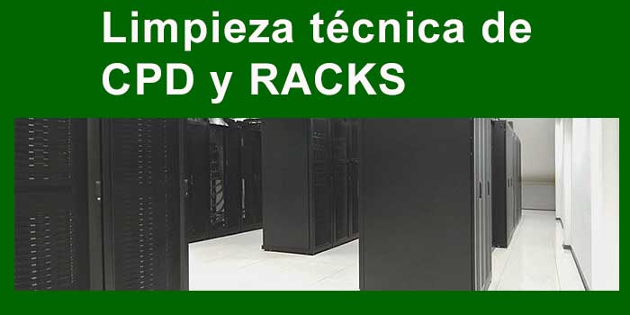 limpieza técnica de CPD y racks